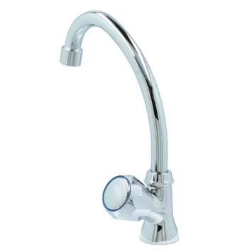 Handson Fonteinkraan Thomas C-uitloop Met Draaiknop Chroom 5 Handson Fonteinkraan Thomas C-uitloop Met Draaiknop Chroom - Afbeelding 3