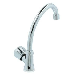 Handson Fonteinkraan Thomas C-uitloop Met Draaiknop Chroom 18 Handson Fonteinkraan Thomas C-uitloop Met Draaiknop Chroom -Badkamer Verkoop 123 4889