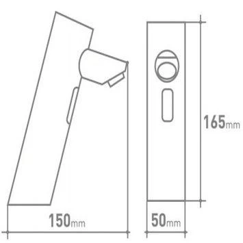 Van Marcke Fonteinkraan Go O'matic Met Infraroodsensor Chroom 5 Van Marcke Fonteinkraan Go O'matic Met Infraroodsensor Chroom - Afbeelding 3