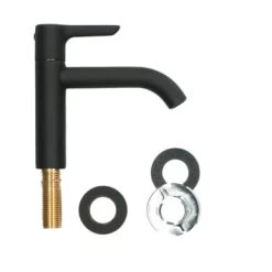 Atlantic Fonteinkraan Riley Met Hendel Zwart -Badkamer Verkoop 123 4915