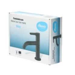 Atlantic Fonteinkraan Riley Met Hendel Zwart -Badkamer Verkoop 123 4916