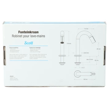 Atlantic Fonteinkraan Scott Met Draaiknop Chroom 13 Atlantic Fonteinkraan Scott Met Draaiknop Chroom - Afbeelding 11