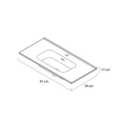 Tiger Badmeubelset Pocket 80 Cm Met 2 Lades Wit 18 Tiger Badmeubelset Pocket 80 Cm Met 2 Lades Wit -Badkamer Verkoop 123 507