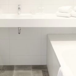 Wandtegel Mat Wit 29x59 Cm 1,54 M² 5 Wandtegel Mat Wit 29x59 Cm 1,54 M² -Badkamer Verkoop 123 5138