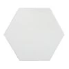 Wandtegel Rustic Hexagon Glans Wit 15x15 Cm 0,85m² -Badkamer Verkoop 123 5163