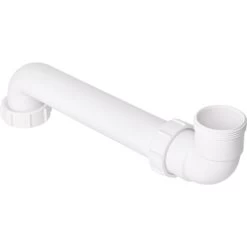 Sanivesk Ruimtebesparende Afvoerbuis + Bocht 32mm Voor Badmeubel