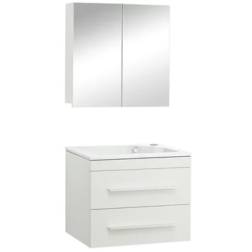 Style Badmeubelset Rechts Mat Wit 60 Cm 3 Style Badmeubelset Rechts Mat Wit 60 Cm