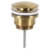 Differnz Wastafelafvoerploeg Click Pop-up Goud -Badkamer Verkoop 123 5304