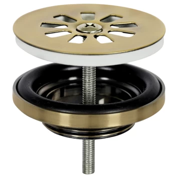 Differnz Afvoerplug Voor Fontein Mat Goud 3 Differnz Afvoerplug Voor Fontein Mat Goud