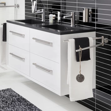 TIGER Boston Kolomkast Wit Hoogglans 40cm 6 TIGER Boston Kolomkast Wit Hoogglans 40cm - Afbeelding 4