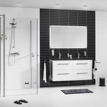 TIGER Boston Kolomkast Wit Hoogglans 40cm 7 TIGER Boston Kolomkast Wit Hoogglans 40cm - Afbeelding 5