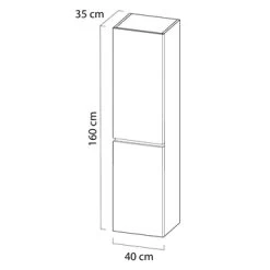 Tiger Karlo Kolomkast Naturel Eiken 160 Cm 9 Tiger Karlo Kolomkast Naturel Eiken 160 Cm -Badkamer Verkoop 123 568