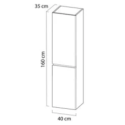 Tiger Kolomkast Karlo Zwart Mat 17 Tiger Kolomkast Karlo Zwart Mat -Badkamer Verkoop 123 579