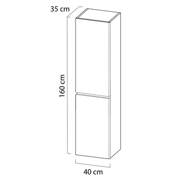 Tiger Kolomkast Karlo Zwart Mat 10 Tiger Kolomkast Karlo Zwart Mat - Afbeelding 8
