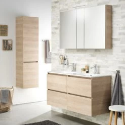 TIGER S-line Spiegelkast 120 Naturel Eik -Badkamer Verkoop 123 628