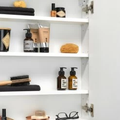 Tiger Spiegelkast S-Line 60cm Sneeuwwit 13 Tiger Spiegelkast S-Line 60cm Sneeuwwit -Badkamer Verkoop 123 637