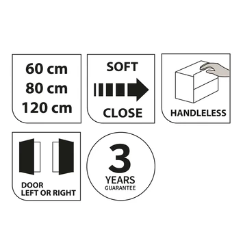 Tiger Spiegelkast S-Line 60cm Sneeuwwit 10 Tiger Spiegelkast S-Line 60cm Sneeuwwit - Afbeelding 8