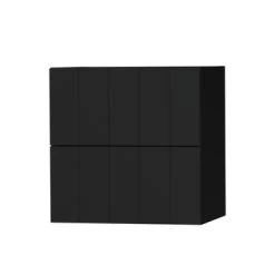 Tiger Maryport Badkamermeubelset 60 Cm Mat Zwart Met Matzwarte Polybeton Wastafel En Matzwarte Grepen -Badkamer Verkoop 123 656