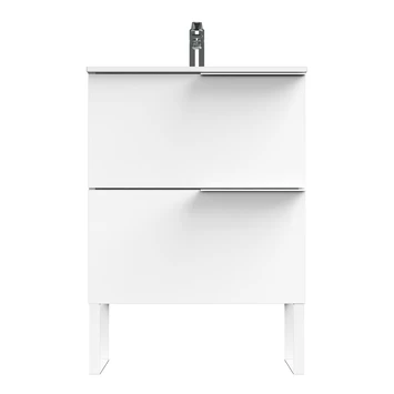 Tiger Badmeubelset Pocket 60 Cm Met 2 Lades Wit Incl. Looppoten 8 Tiger Badmeubelset Pocket 60 Cm Met 2 Lades Wit Incl. Looppoten - Afbeelding 6