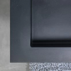 Tiger Badmeubel Karlo Chalet Eik Met Zwarte Wasbak 80 Cm -Badkamer Verkoop 123 707