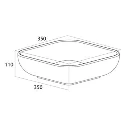 Tiger Karlo Badkamermeubel 60cm Mat Zwart Met Eiken Wasblad En Keramische Waskom -Badkamer Verkoop 123 743