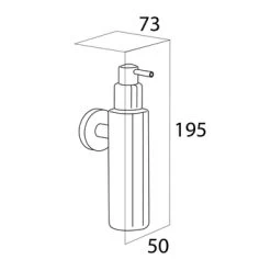 Tiger Zeepdispenser Boston Hangend Chroom -Badkamer Verkoop 123 898