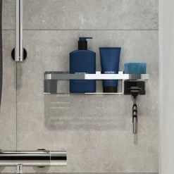 Tiger Douchemand Met Haak Caddy Chroom 16 Tiger Douchemand Met Haak Caddy Chroom -Badkamer Verkoop 123 968