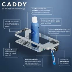 Tiger Douchemand Met Haak Caddy Chroom 18 Tiger Douchemand Met Haak Caddy Chroom -Badkamer Verkoop 123 970