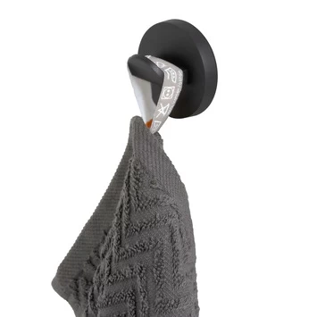 Tiger Handdoekhaak Noon Groot Zwart 4 Tiger Handdoekhaak Noon Groot Zwart - Afbeelding 2