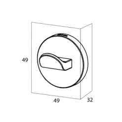 Tiger Handdoekhaak Noon Groot Zwart 13 Tiger Handdoekhaak Noon Groot Zwart -Badkamer Verkoop 123 977