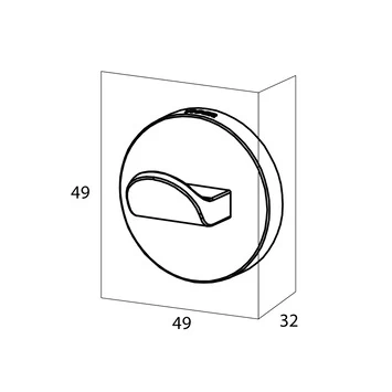 Tiger Handdoekhaak Noon Groot Zwart 8 Tiger Handdoekhaak Noon Groot Zwart - Afbeelding 6
